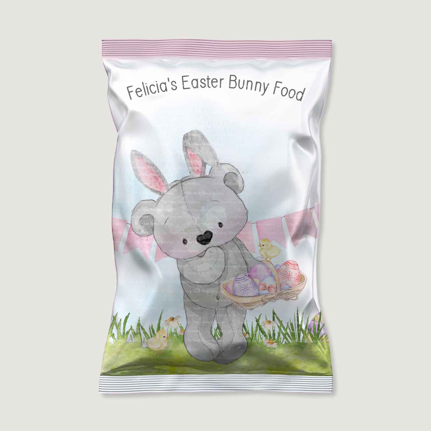 Grey Easter Bunny Bear Treats