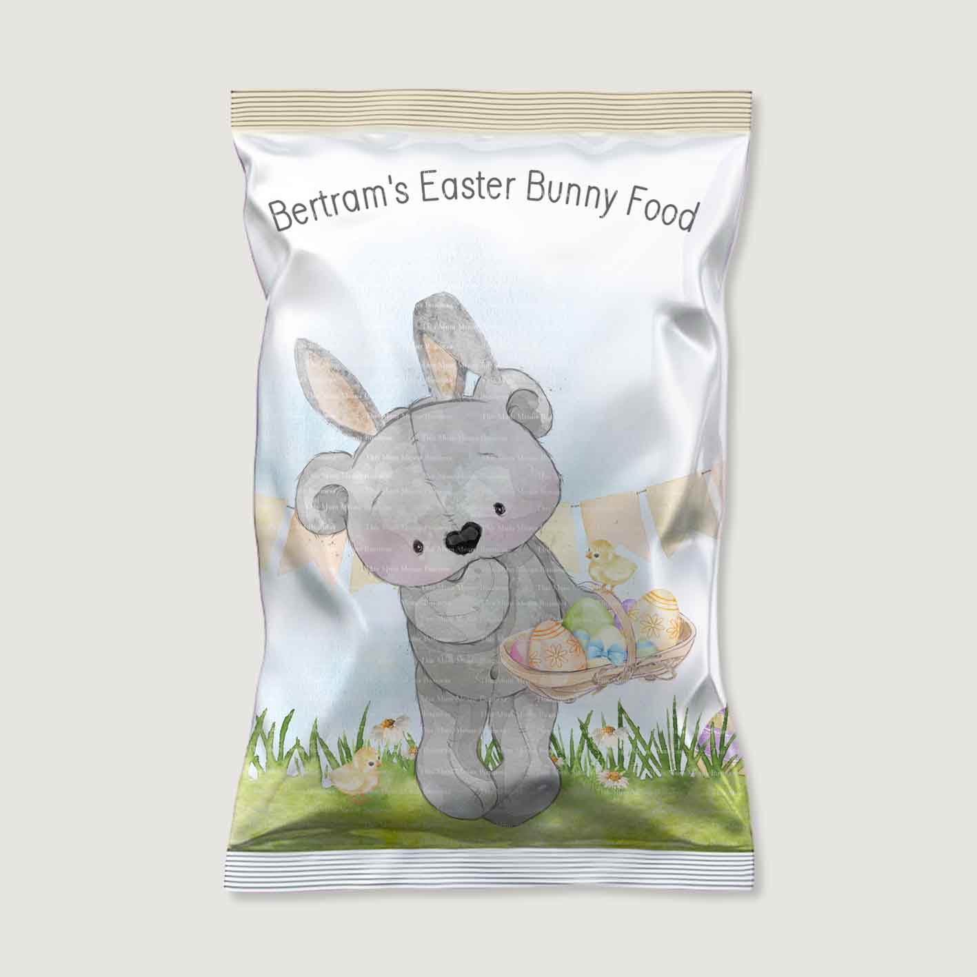Grey Easter Bunny Bear Treats