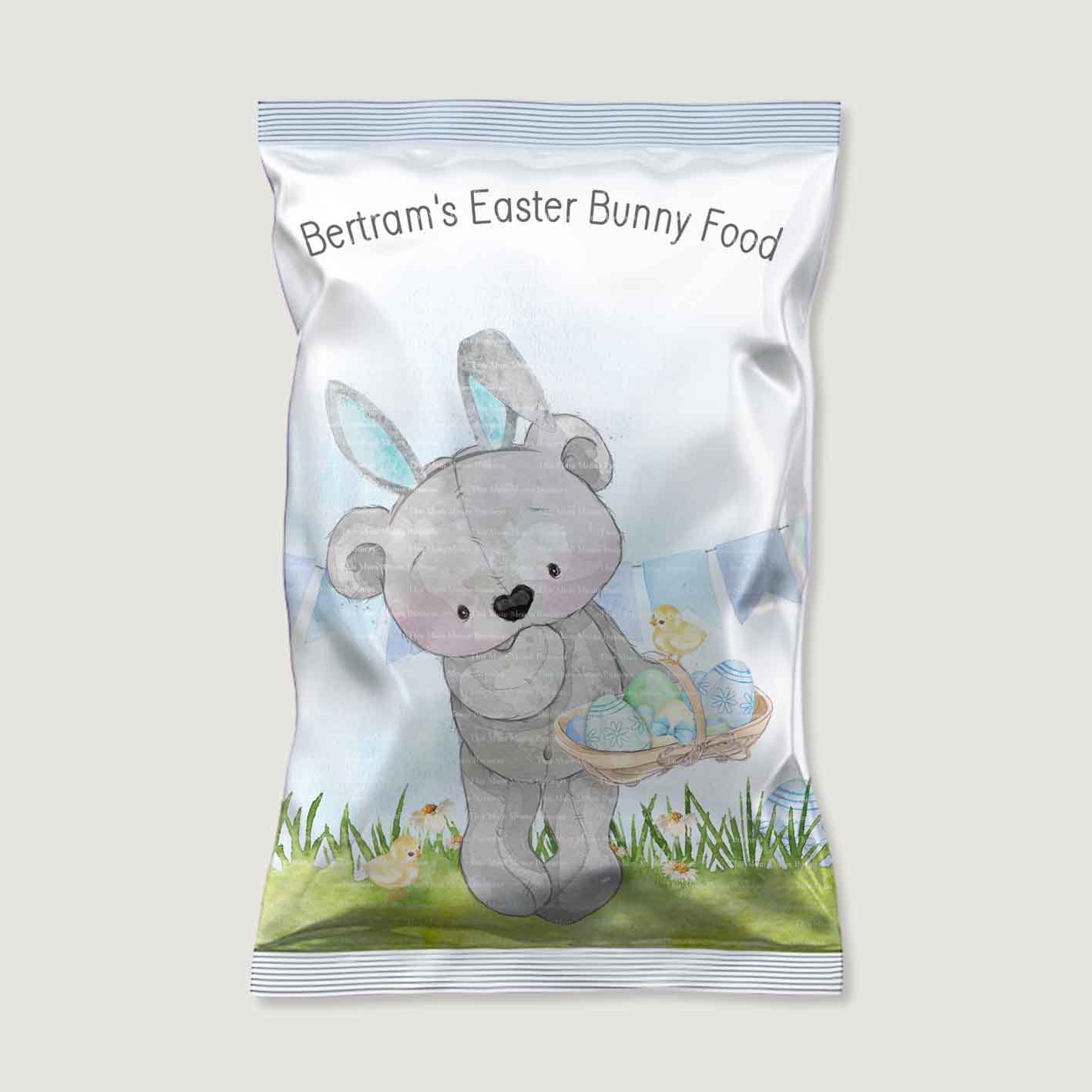 Grey Easter Bunny Bear Treats