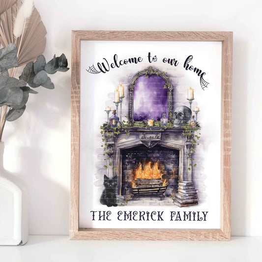 Halloween Haunted Fireplace