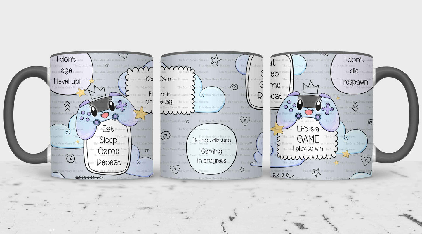 Kuwaii Galaxy Gamer Mug Wraps