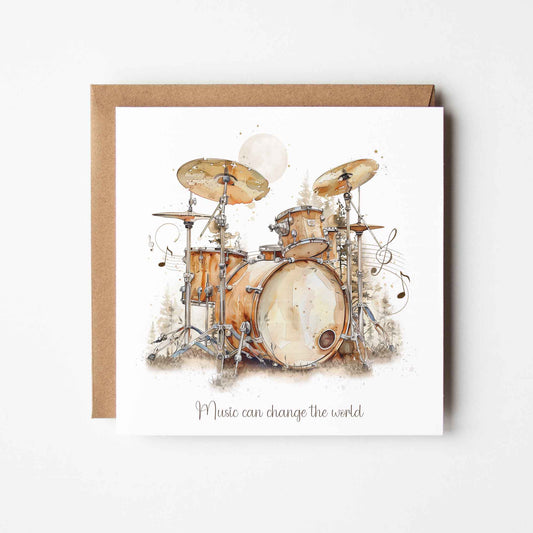 Landscape Sepia Drum Kit