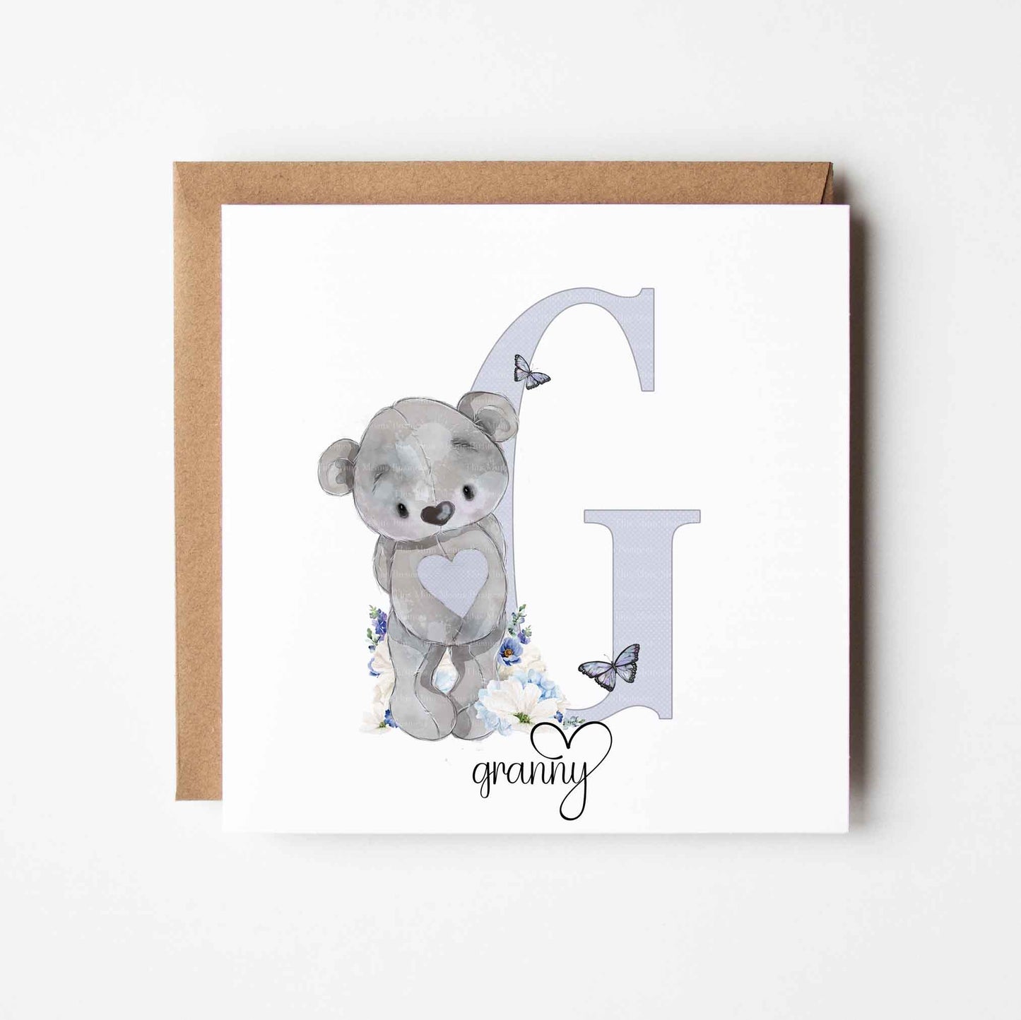 Lilac Grey Mother's Day Alphabet
