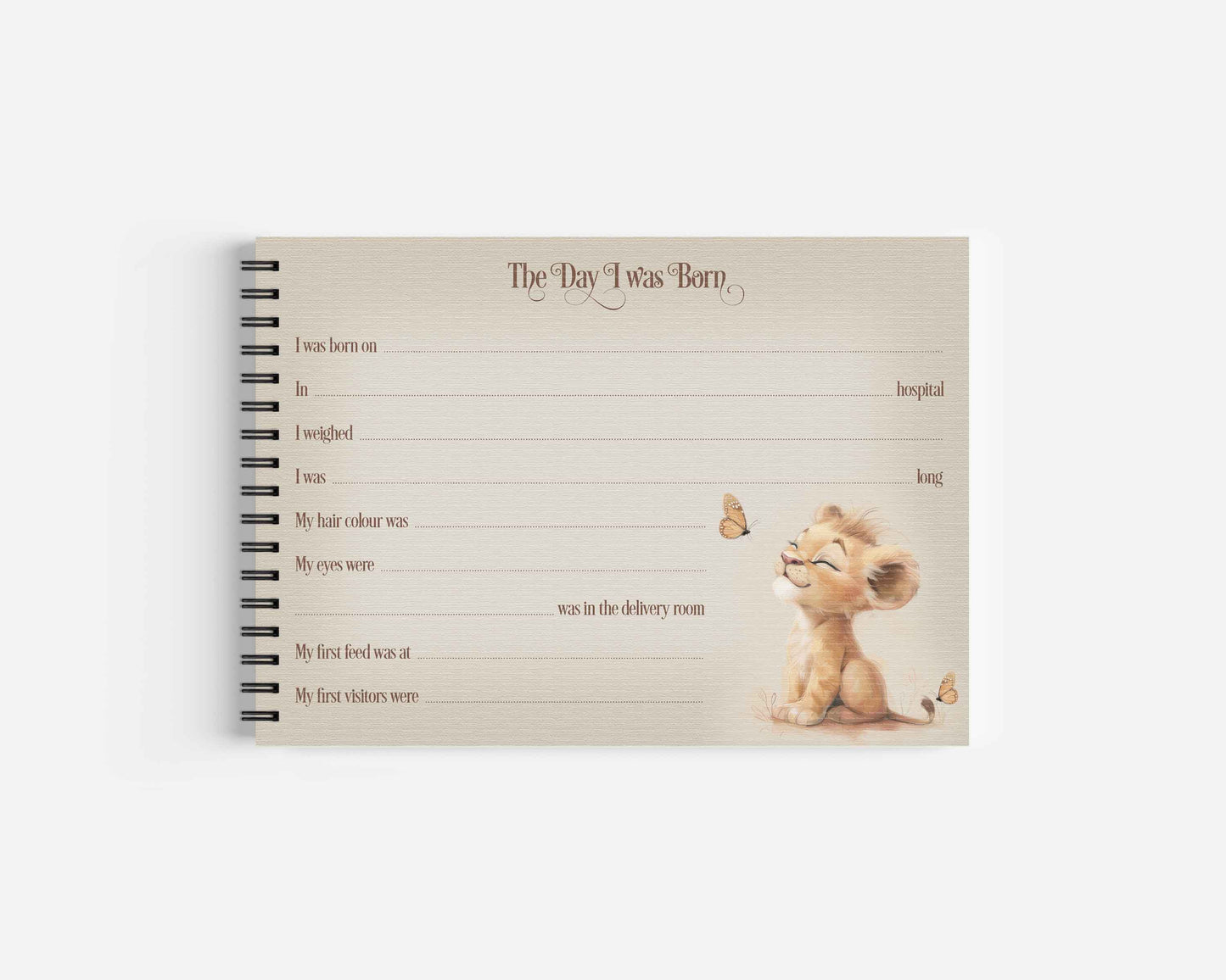 Lion Cub Baby Tester Design Set