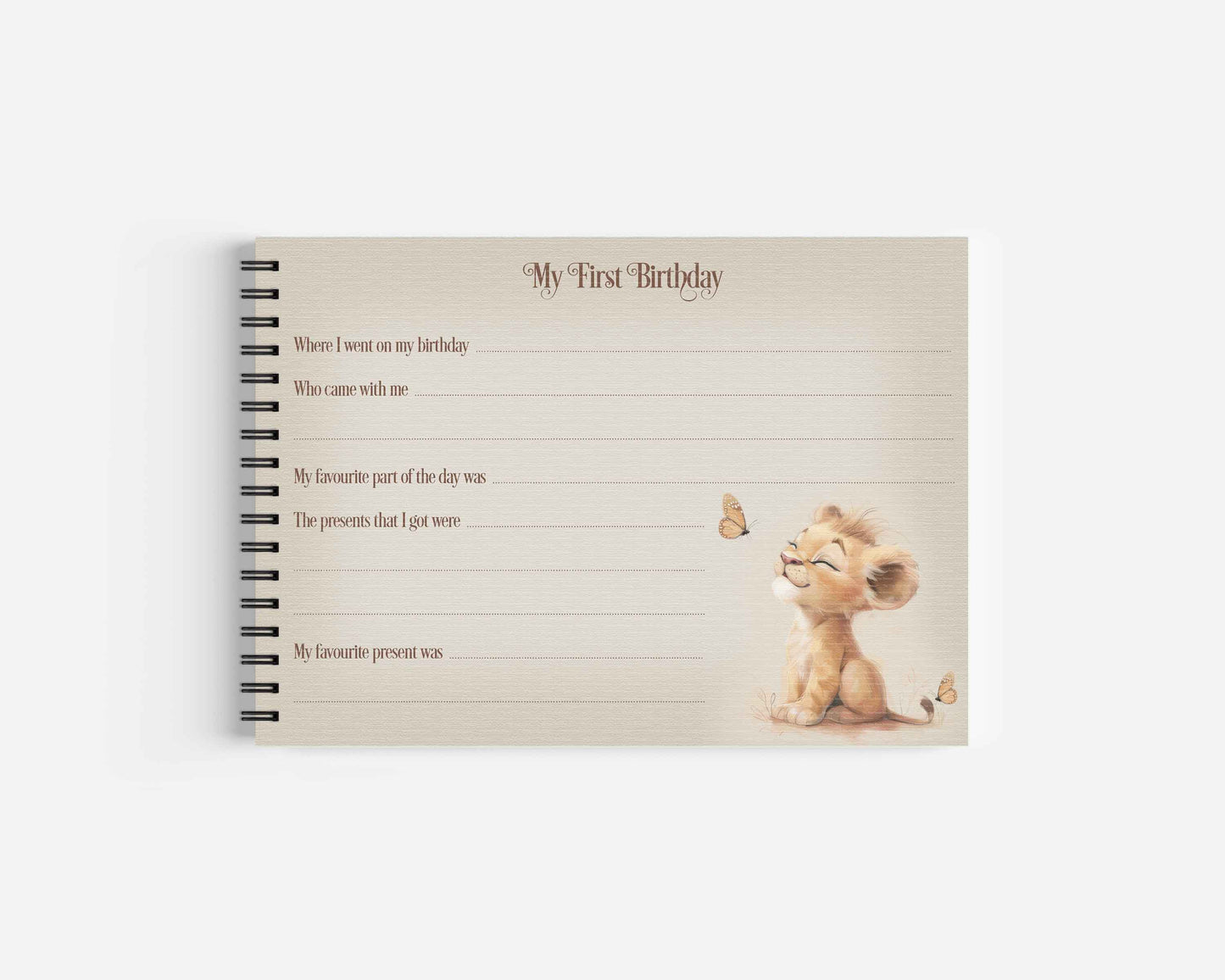Lion Cub Baby Tester Design Set