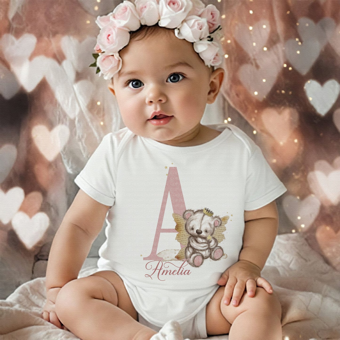 Mixed Media Fairy Bear Alphabet