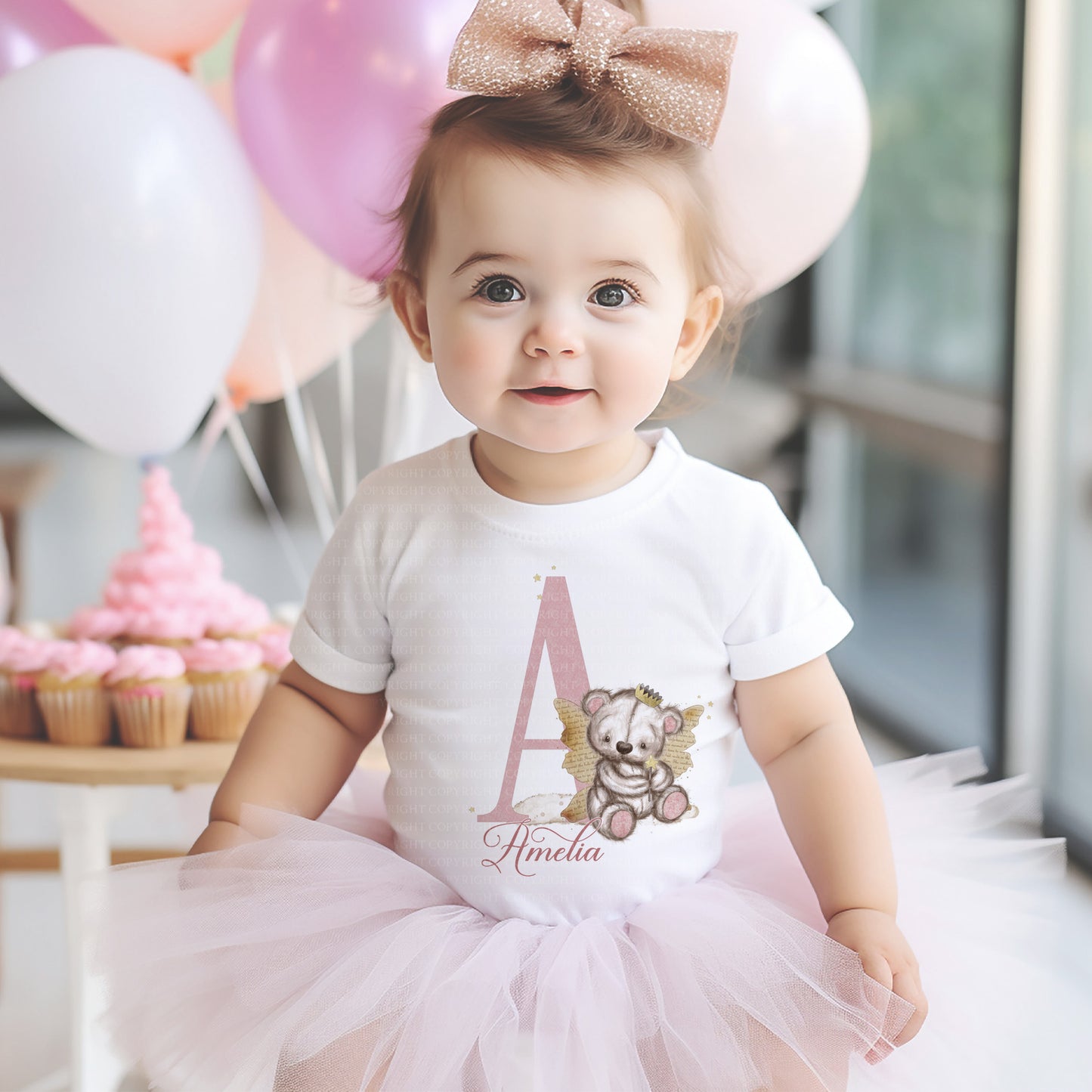 Mixed Media Fairy Bear Alphabet