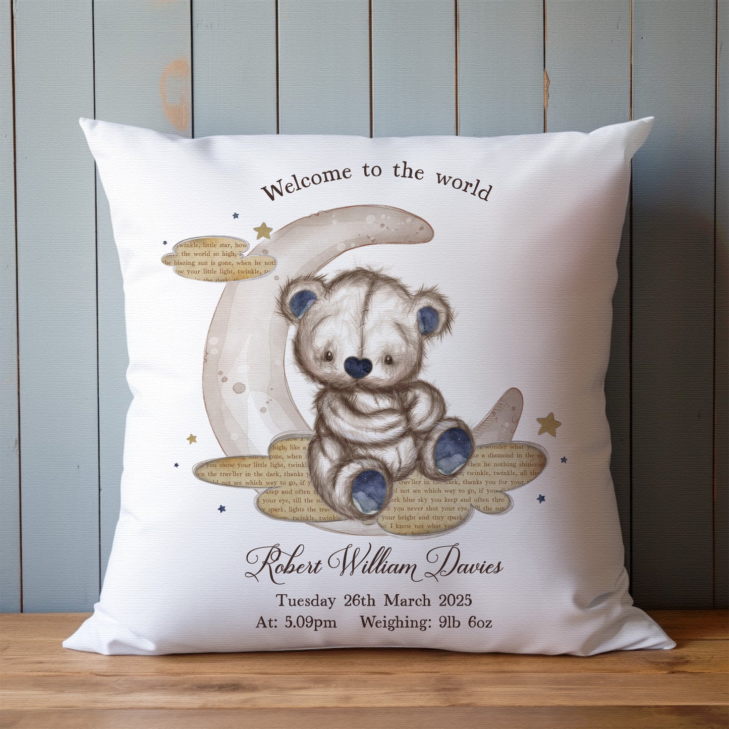 Mixed Media Twinkle Bear