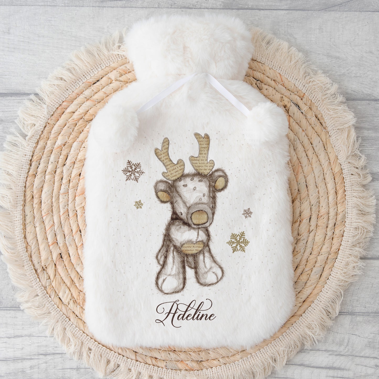 Mixed Media Vintage Reindeer