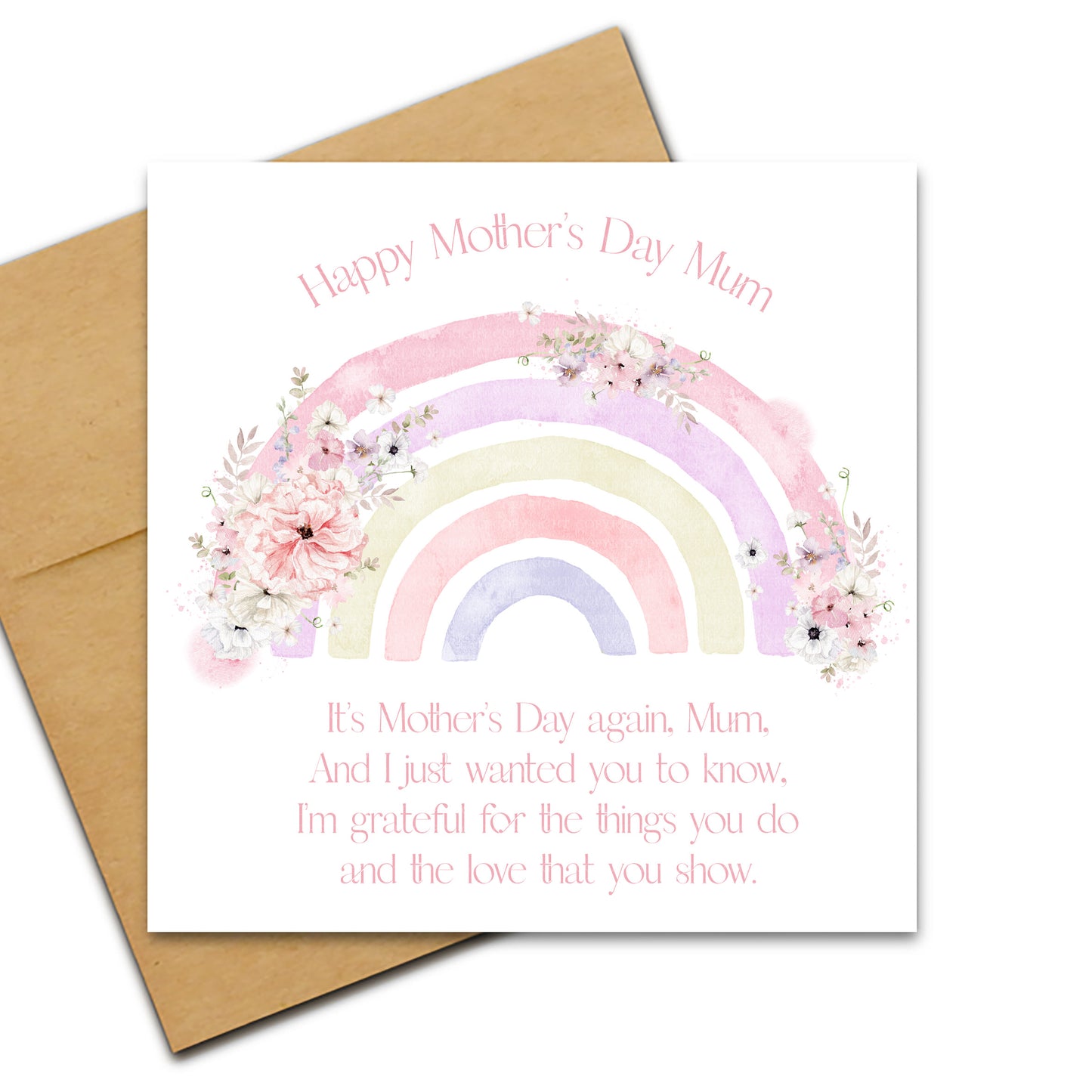 Mother's Day Floral Rainbow