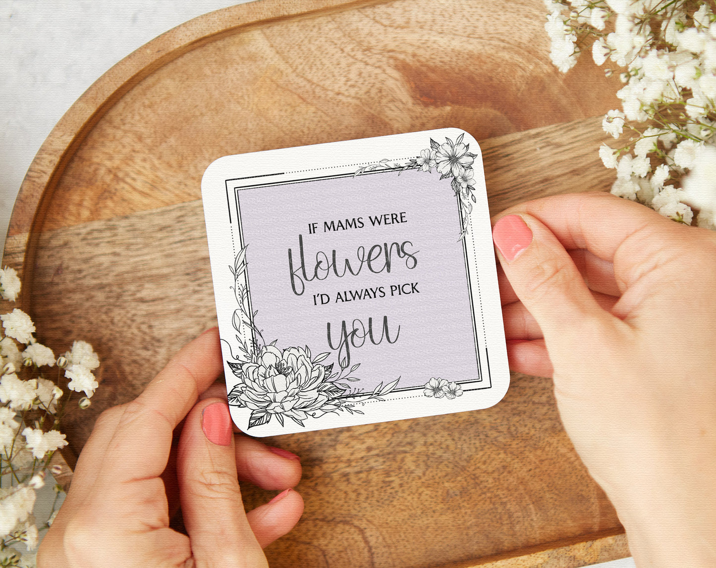 Mum Tattoo Square Frame