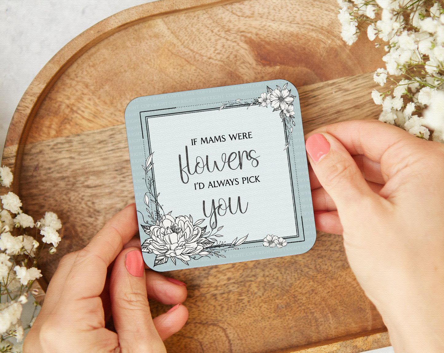 Mum Tattoo Square Frame