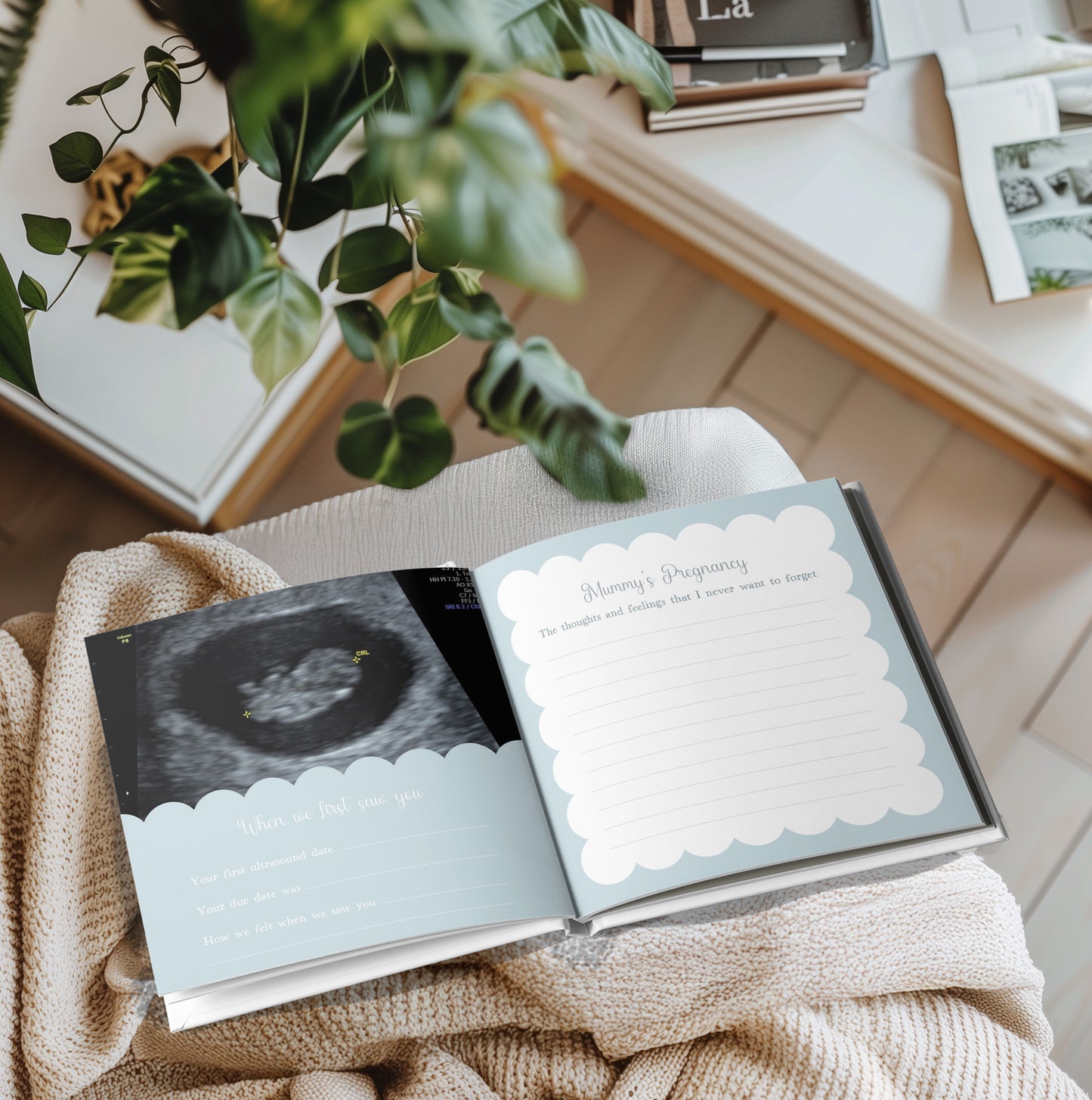 Nelephant Baby Birth Record Book