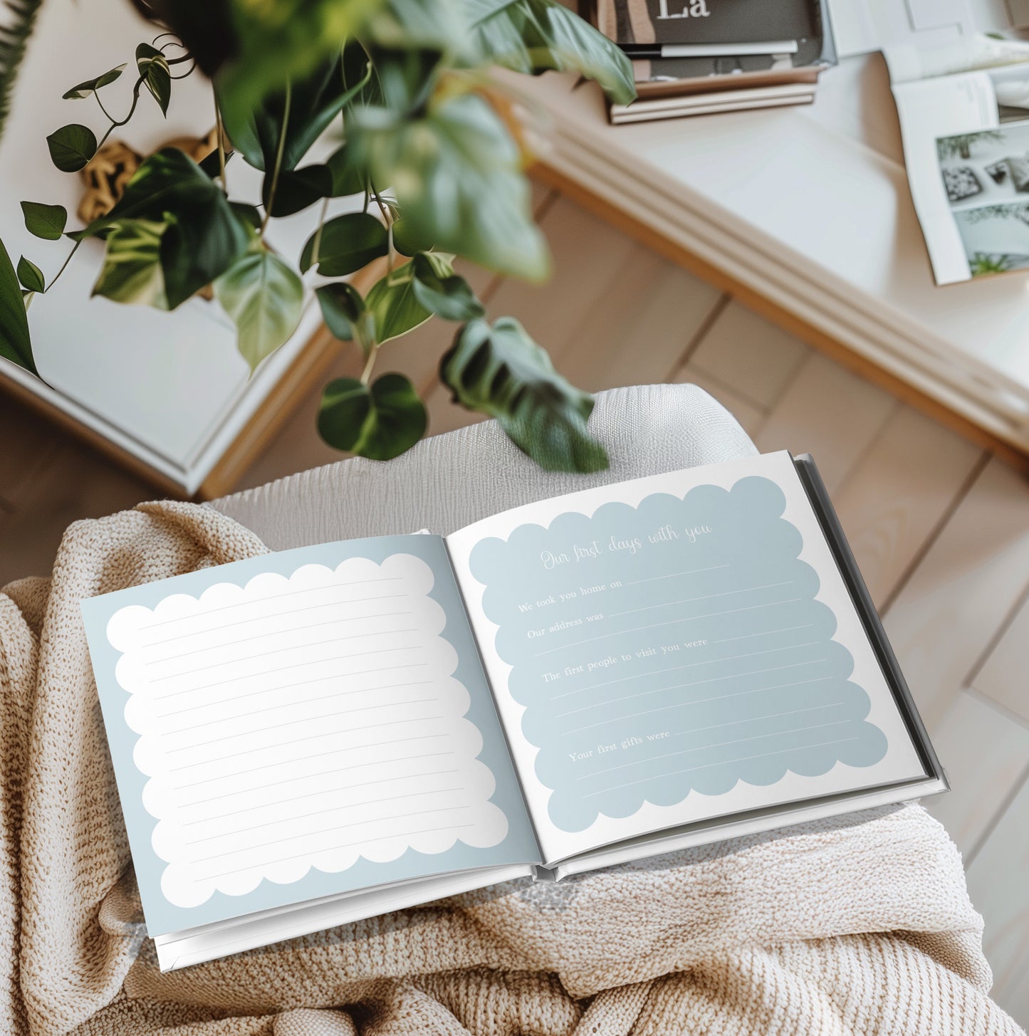 Nelephant Baby Birth Record Book
