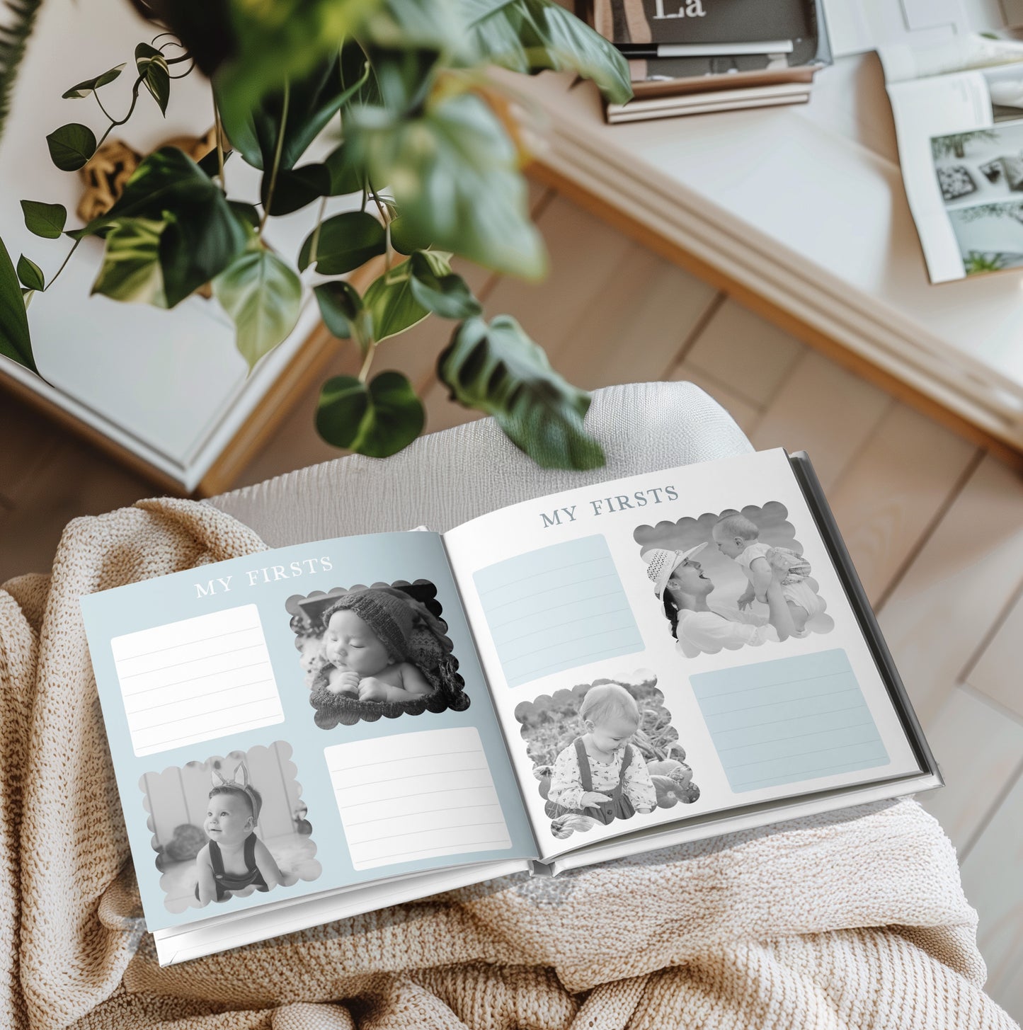 Nelephant Baby Birth Record Book
