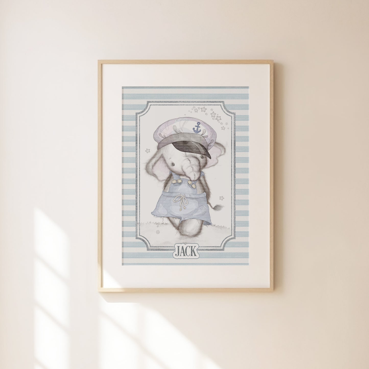 Nelephant Sailor Notebook Card