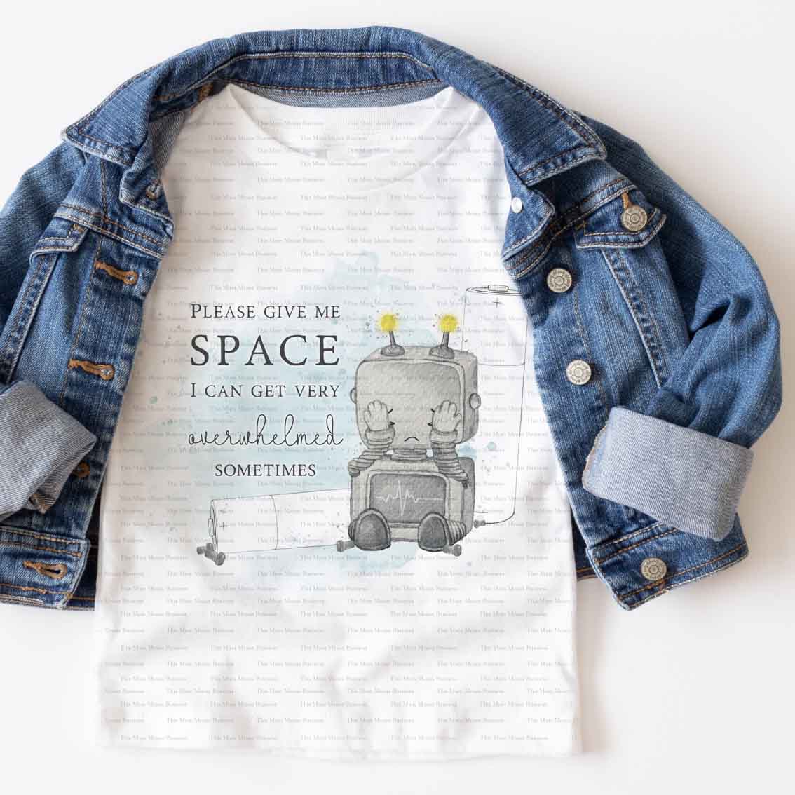 Overwhelmed Sitting Robot