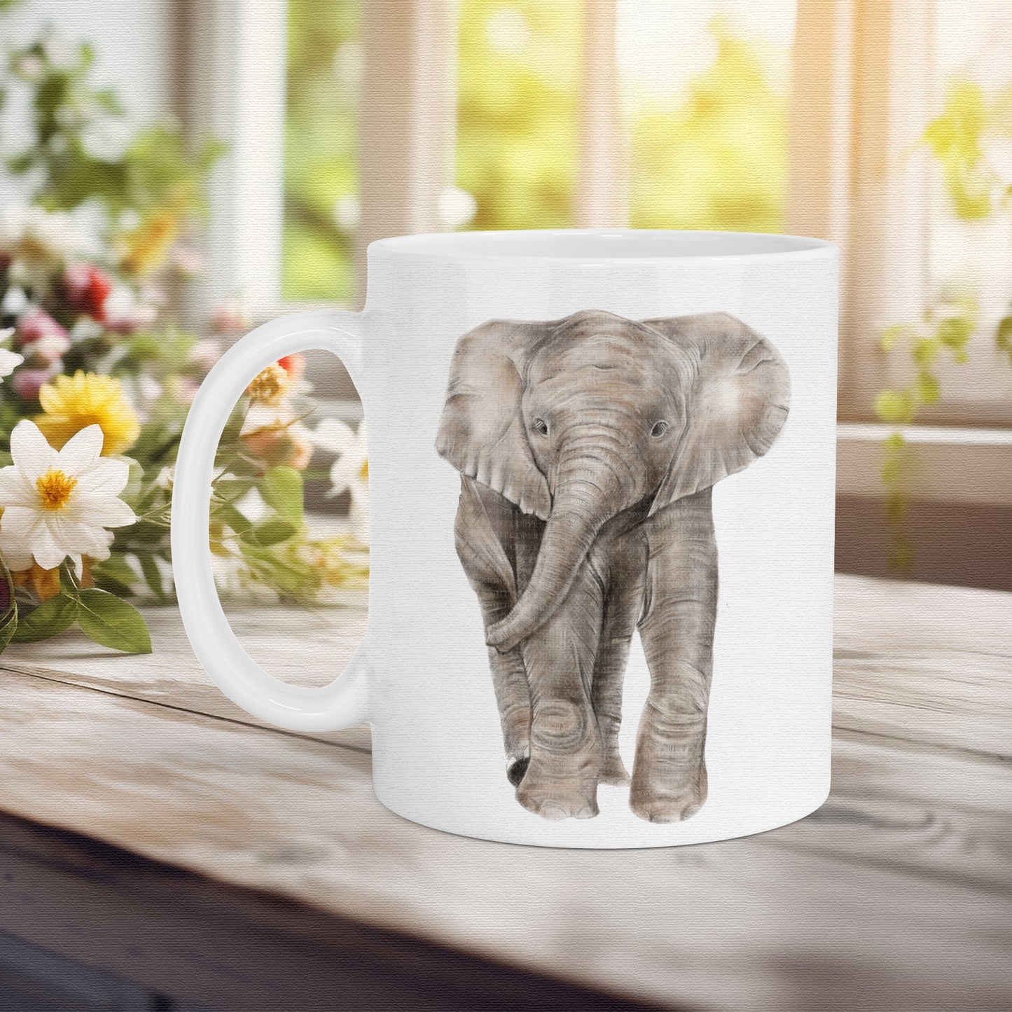 Painted elephant