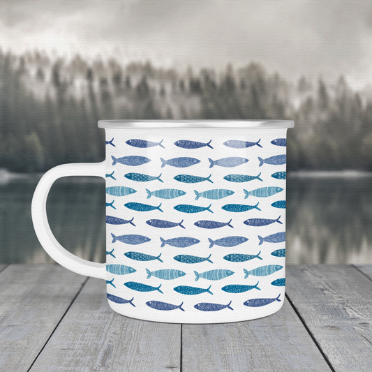 Patterned Sardine Mug Wrap