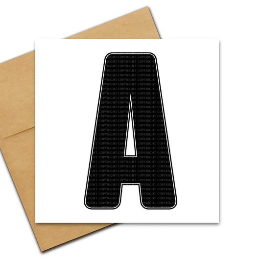 Plain Leopard Print Alphabet Add On