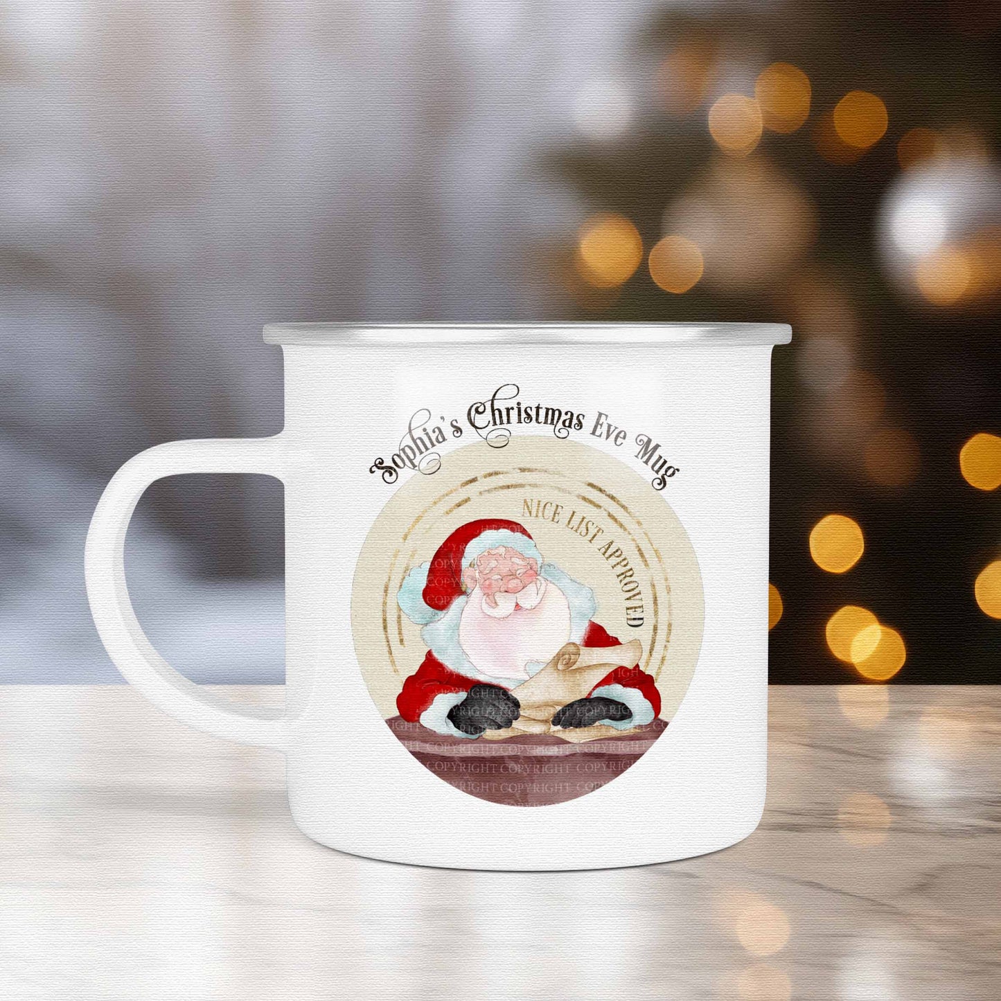2023 Santa Nice List Decorations