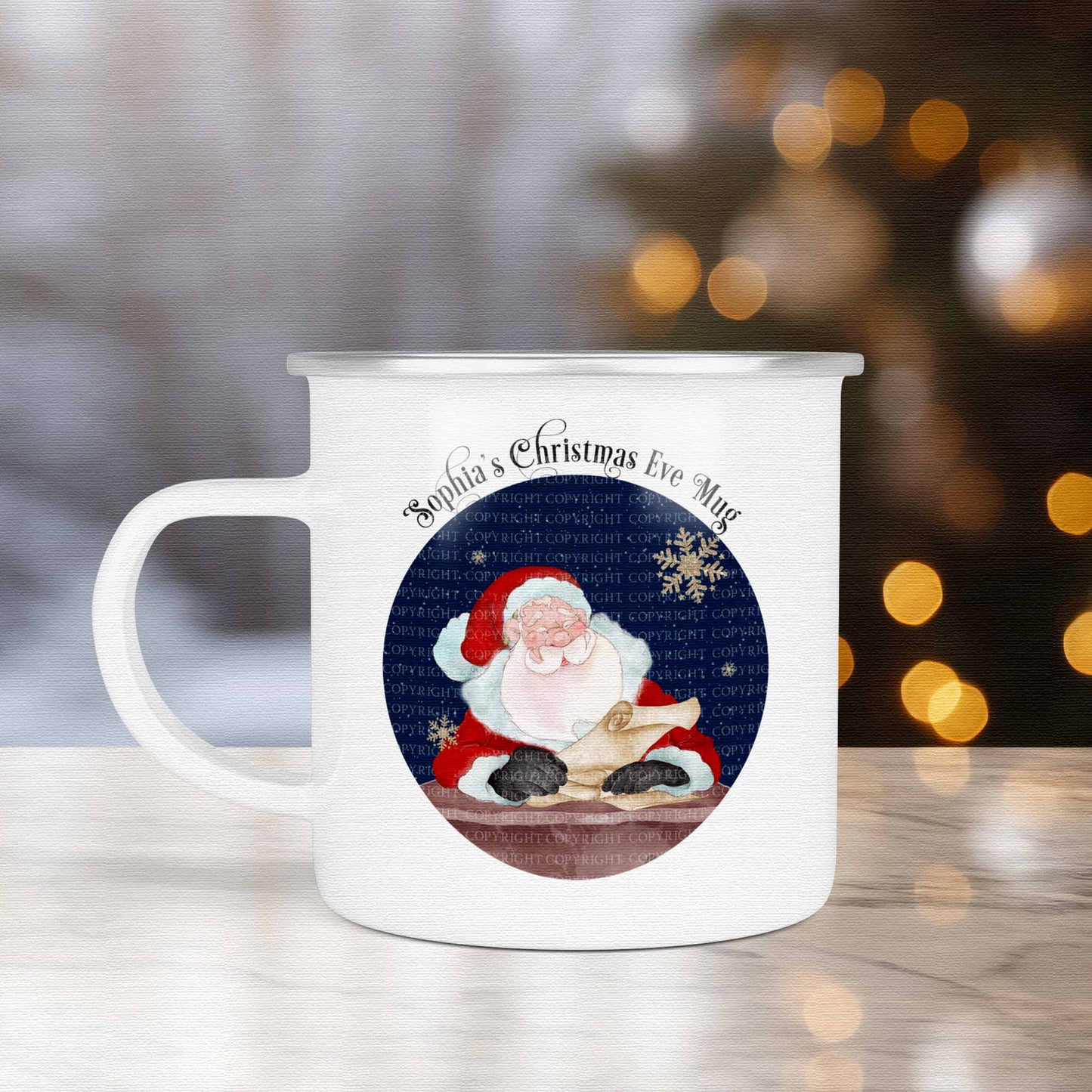 2023 Santa Nice List Decorations