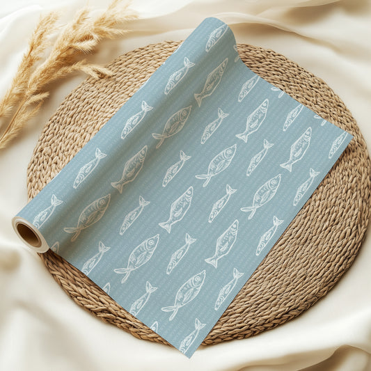 Sardine Patterns Blue & White