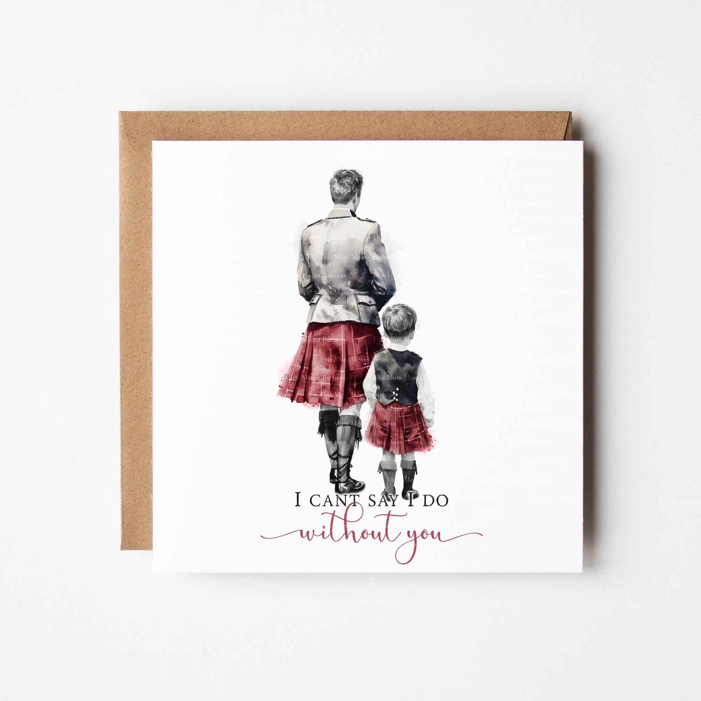 Scottish Watercolour Wedding Set