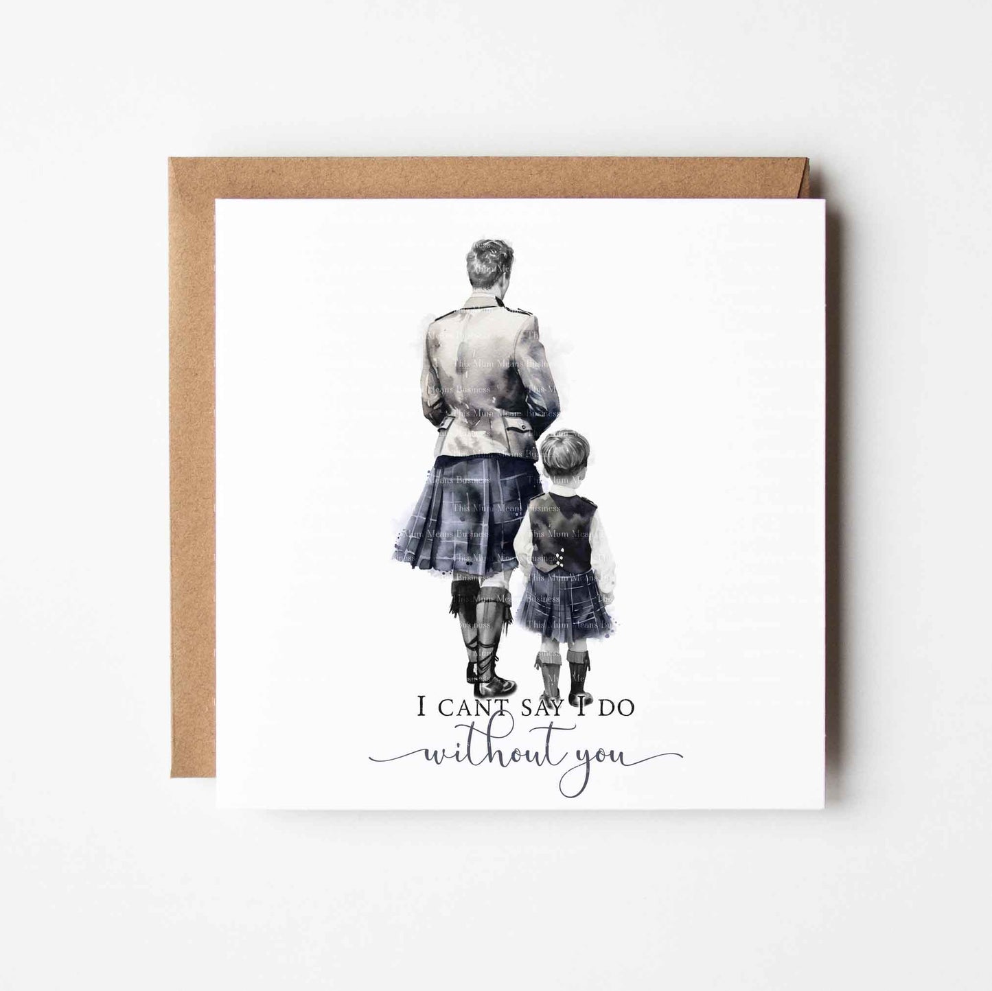 Scottish Watercolour Wedding Set