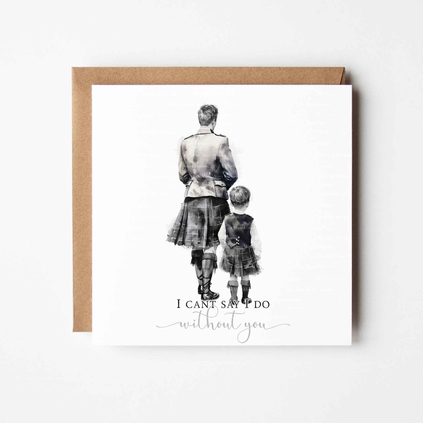 Scottish Watercolour Wedding Set