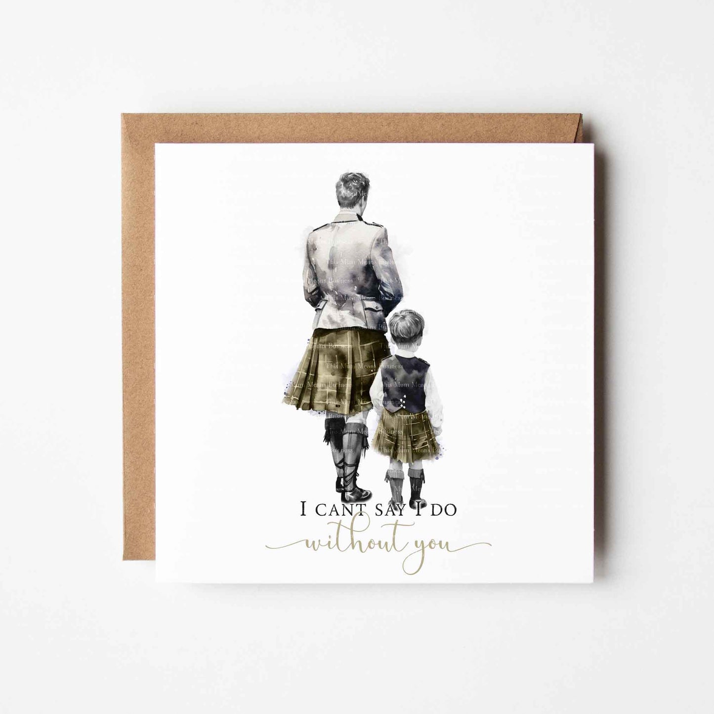 Scottish Watercolour Wedding Set