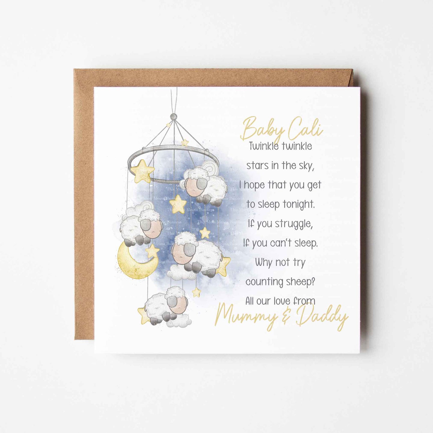 Counting Sheep Nursery Mobile