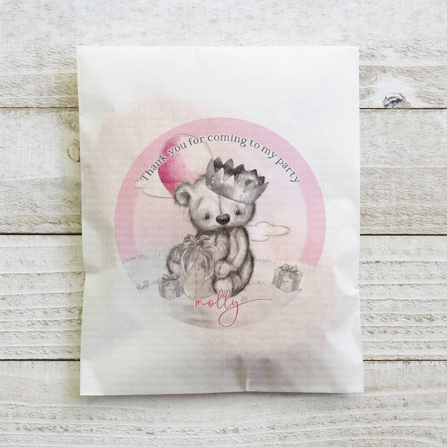 Sketchy Teddy Party Set