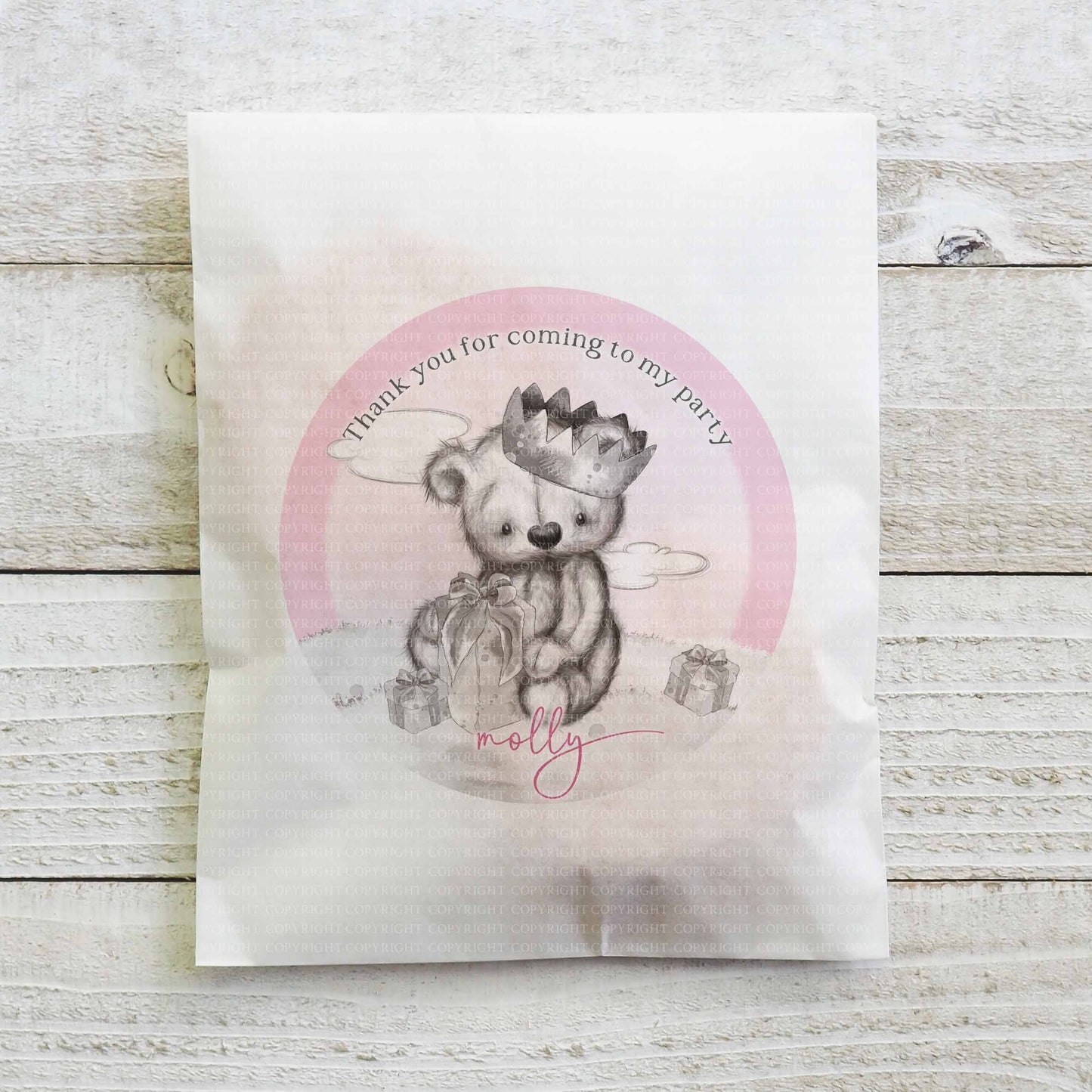 Sketchy Teddy Party Set