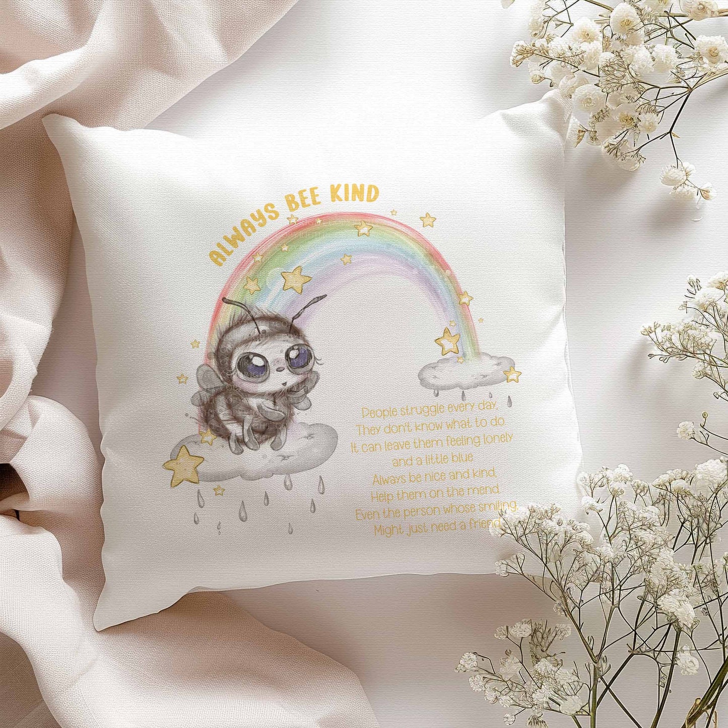 Sketchy Bee Rainbows