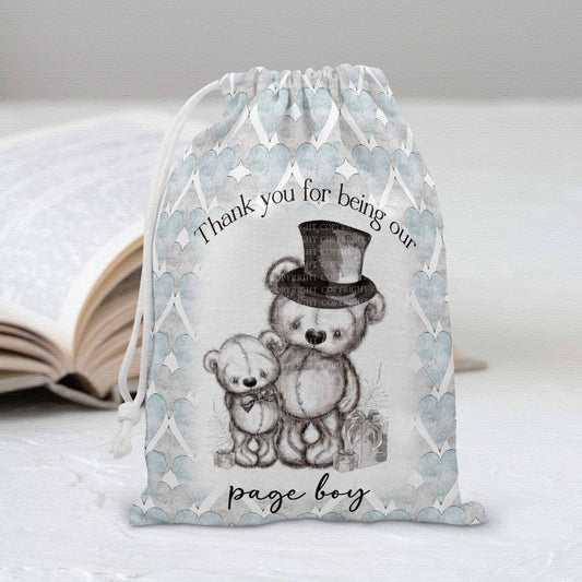 Sketchy Bears Bride Groom Page Flower