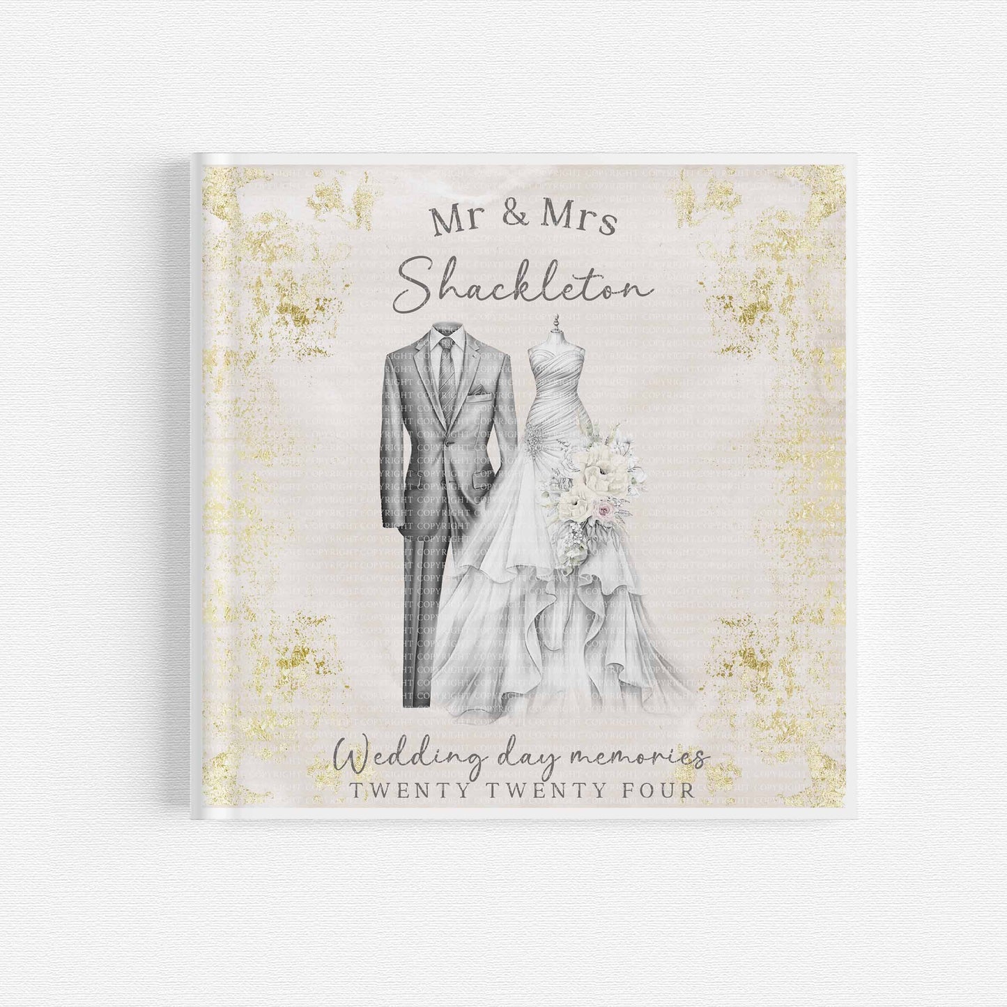 Sketchy Wedding Dress & Suit (BOHO)
