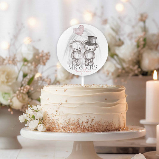 Sketchy Bears Wedding - Couples