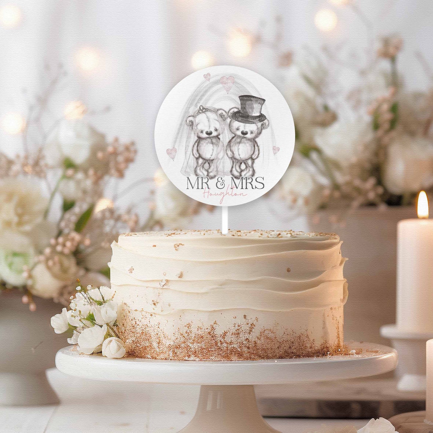 Sketchy Bears Wedding - Couples