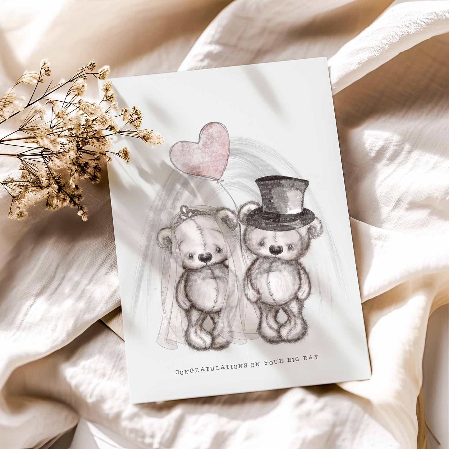 Sketchy Bears Wedding - Couples