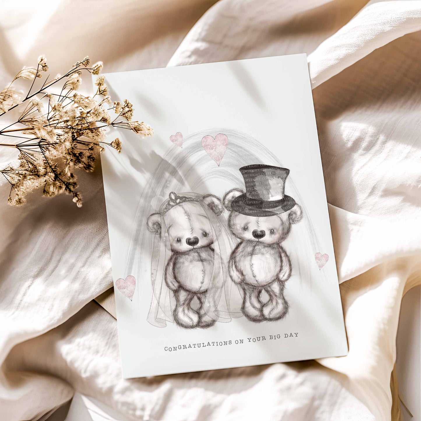 Sketchy Bears Wedding - Couples