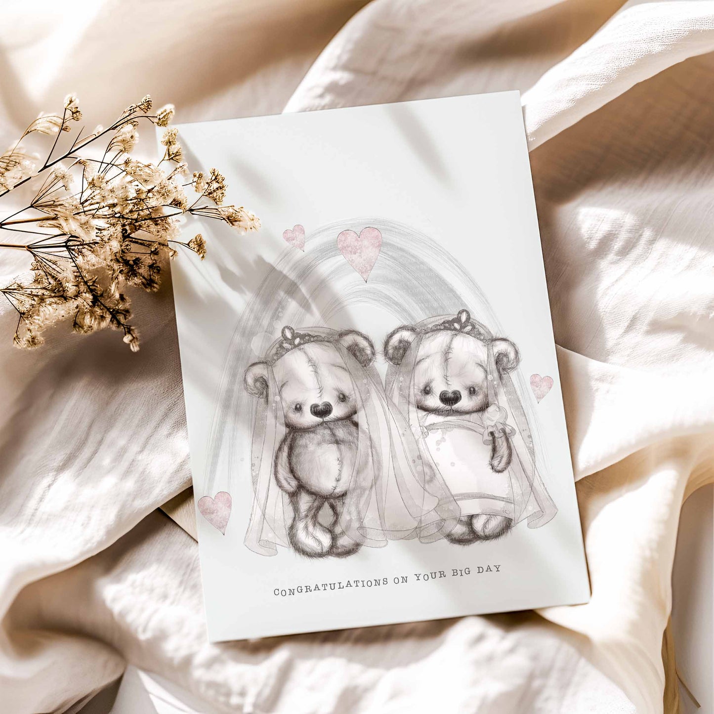 Sketchy Bears Wedding - Couples