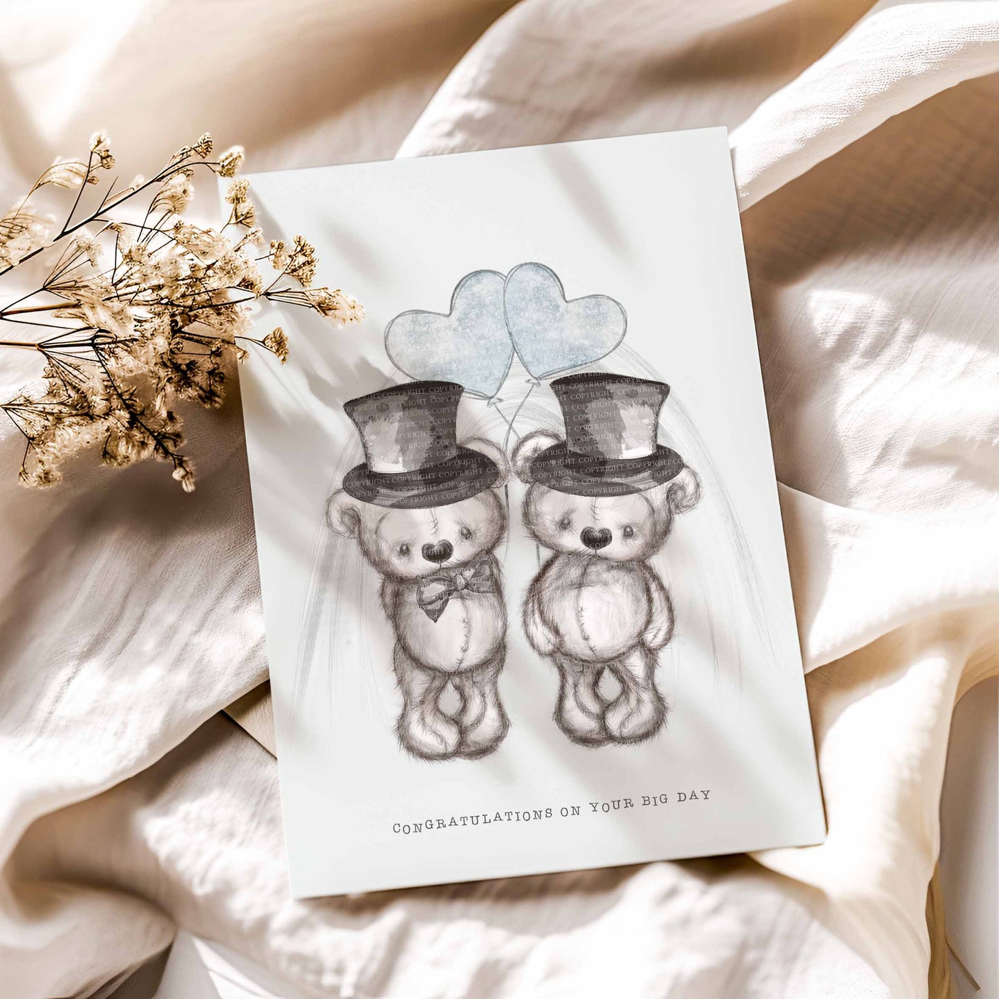 Sketchy Bears Wedding - Couples