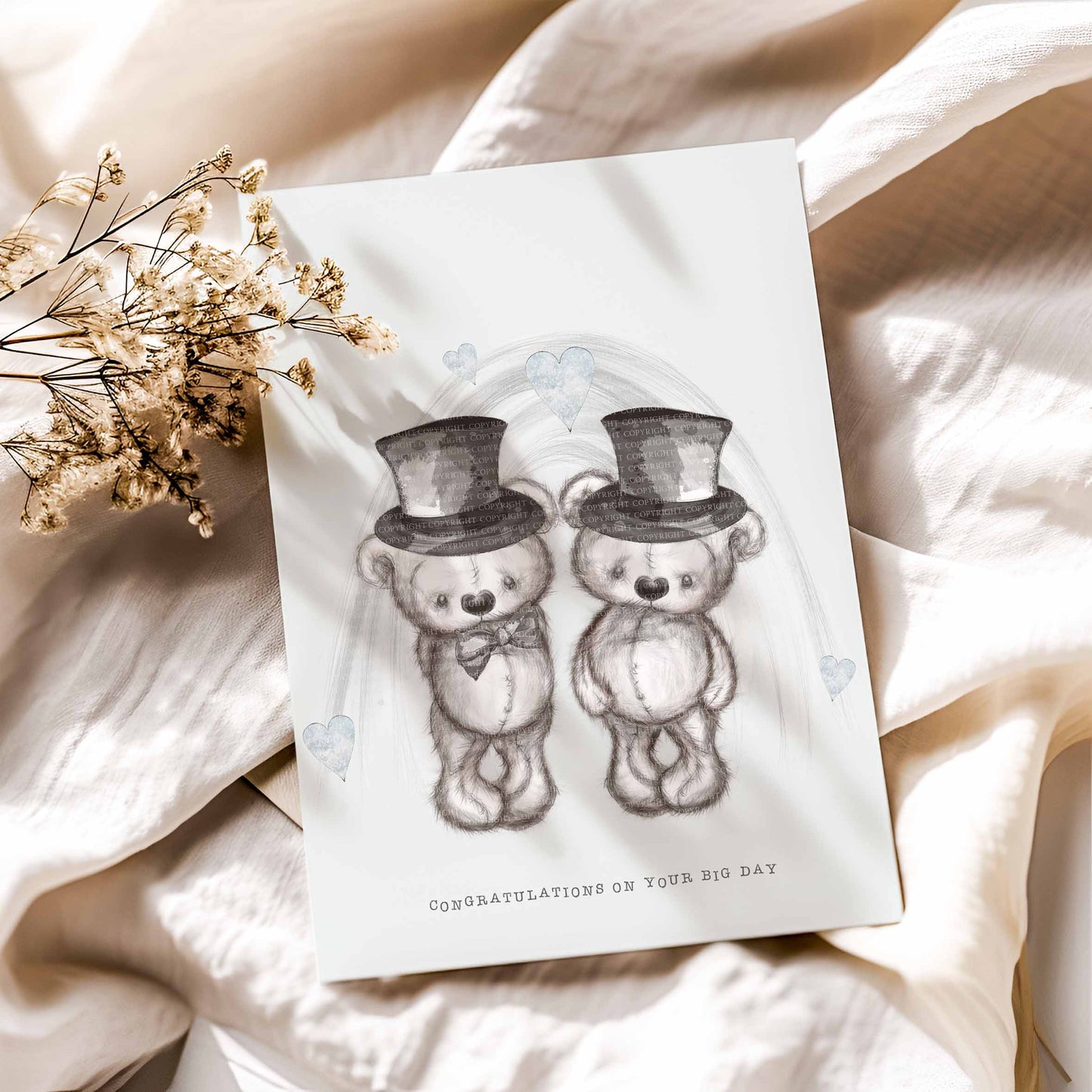 Sketchy Bears Wedding - Couples