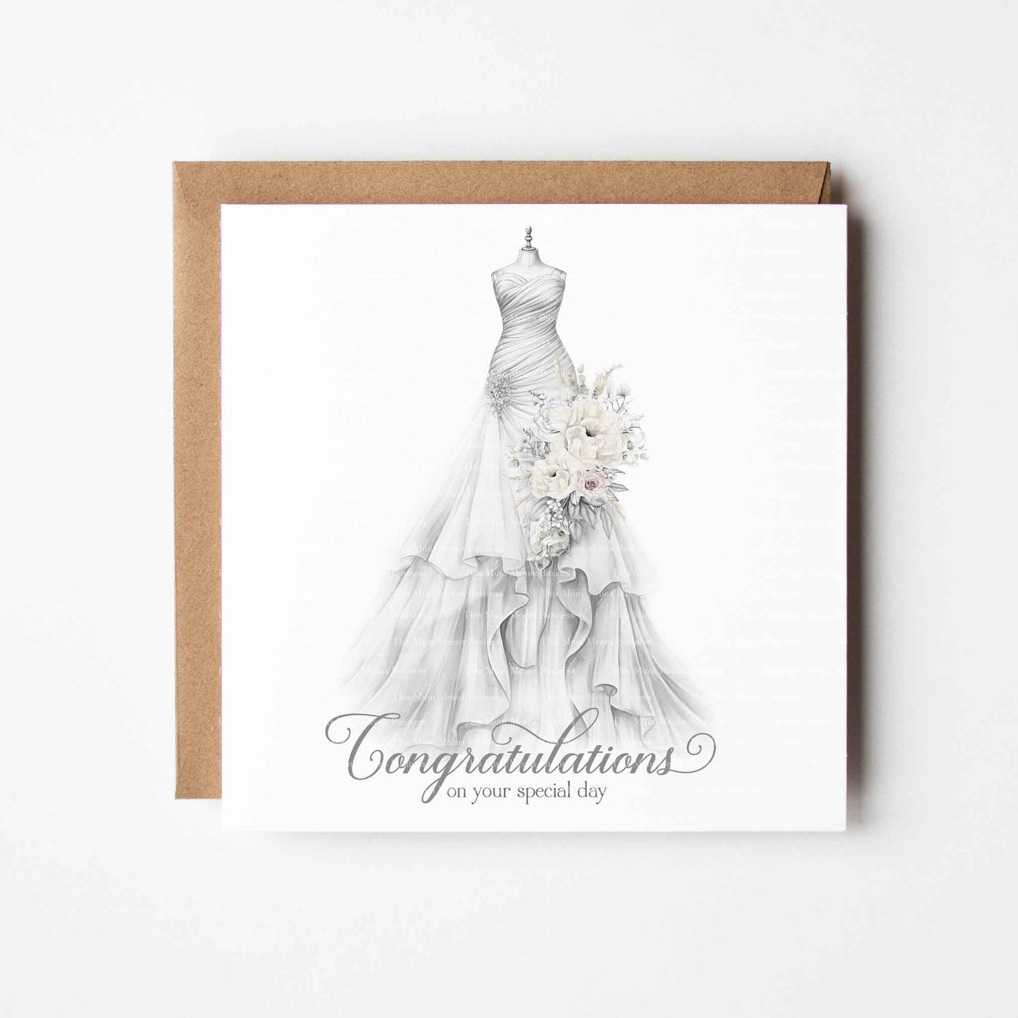 Sketchy Wedding Dress & Suit (BOHO)