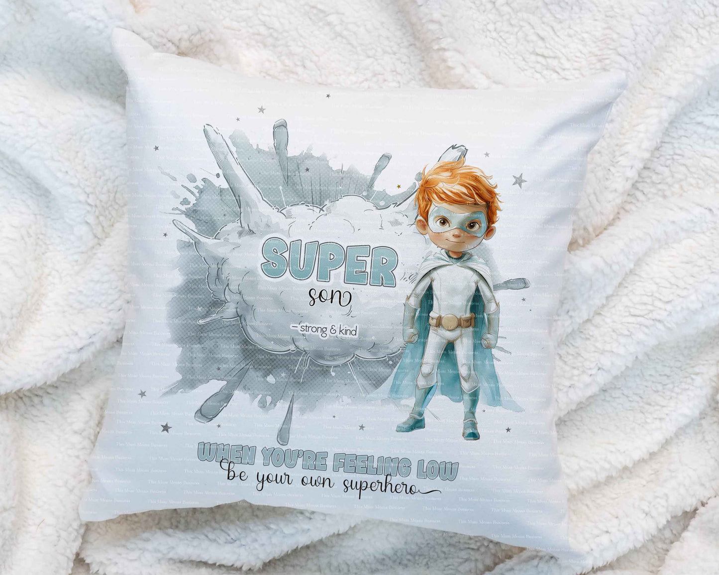 Super Boy Worry Cushion