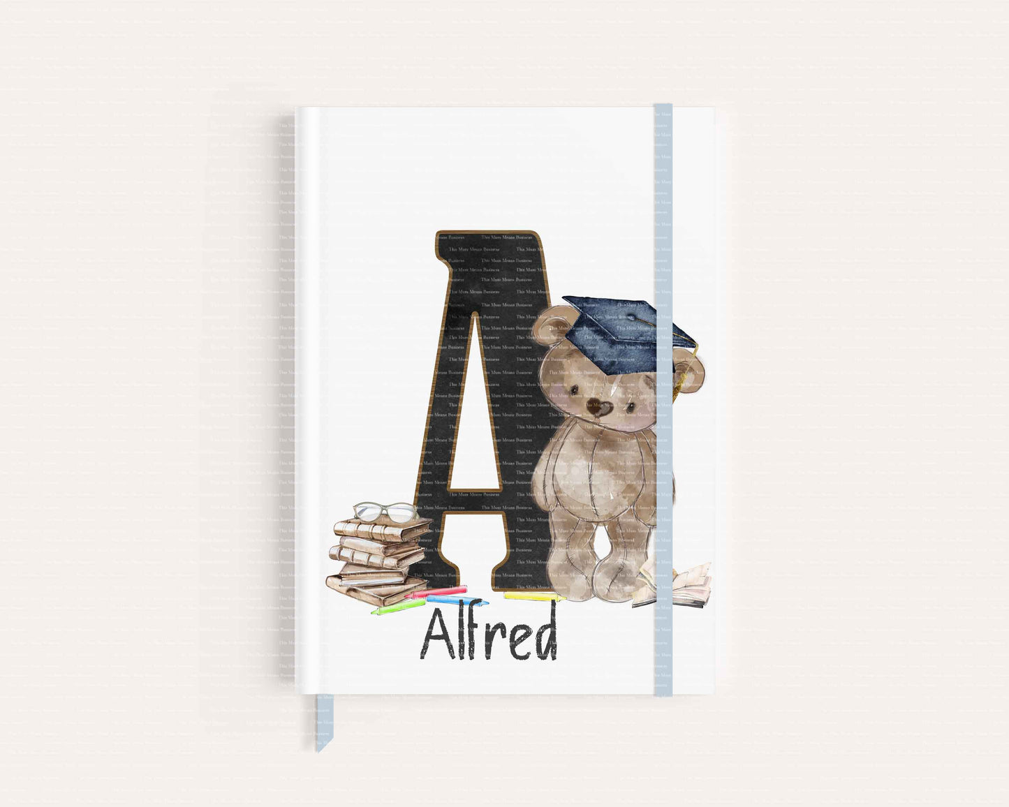 Boy Teacher Bear Alphabet