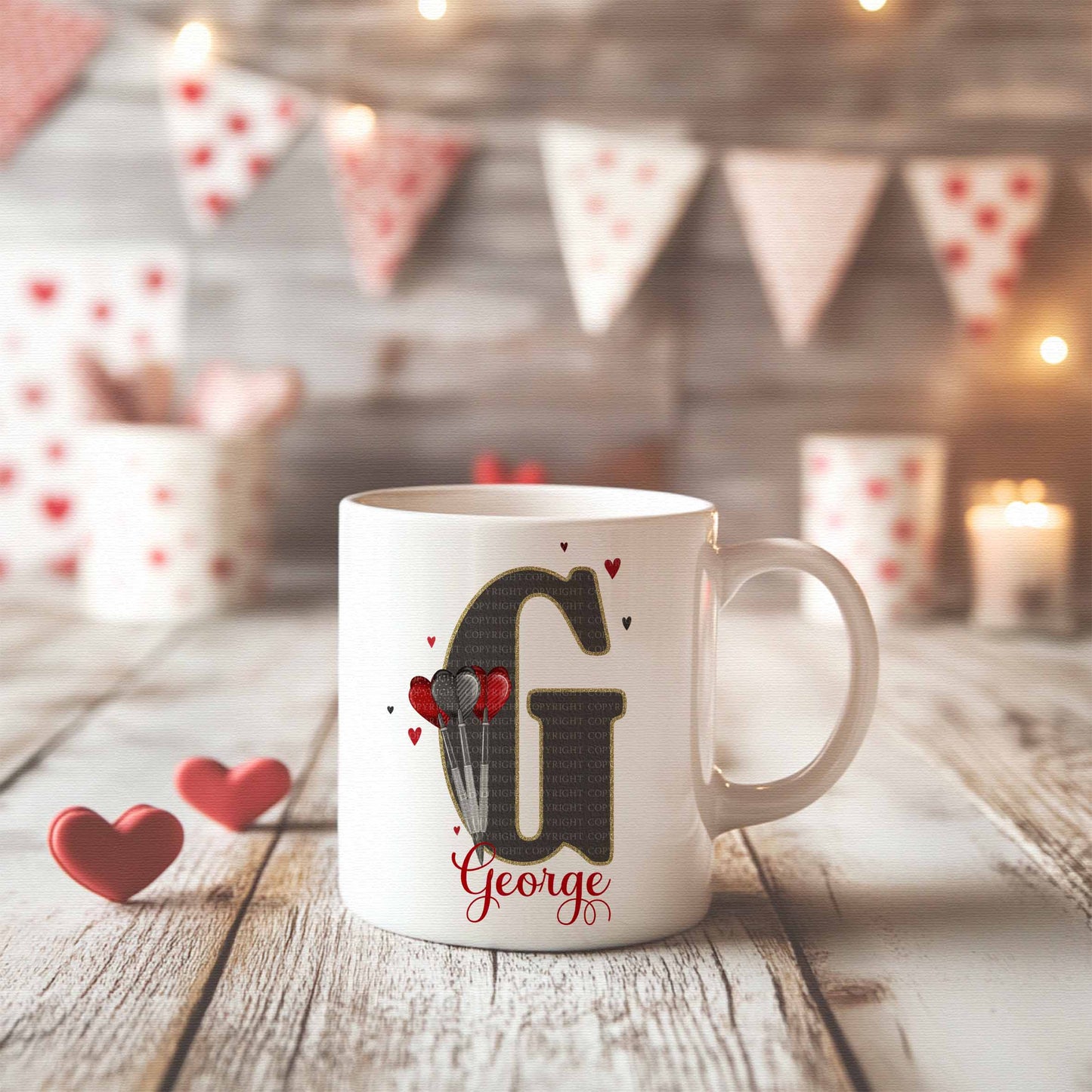 Valentine's Dart Set