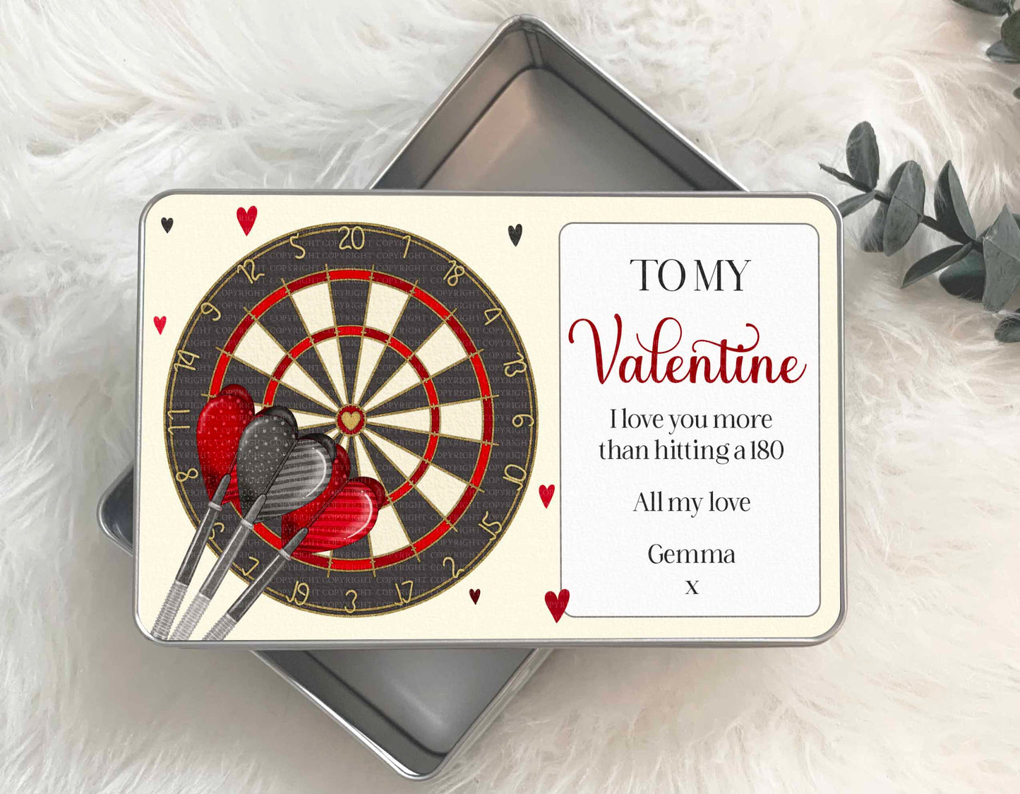 Valentine's Dart Set
