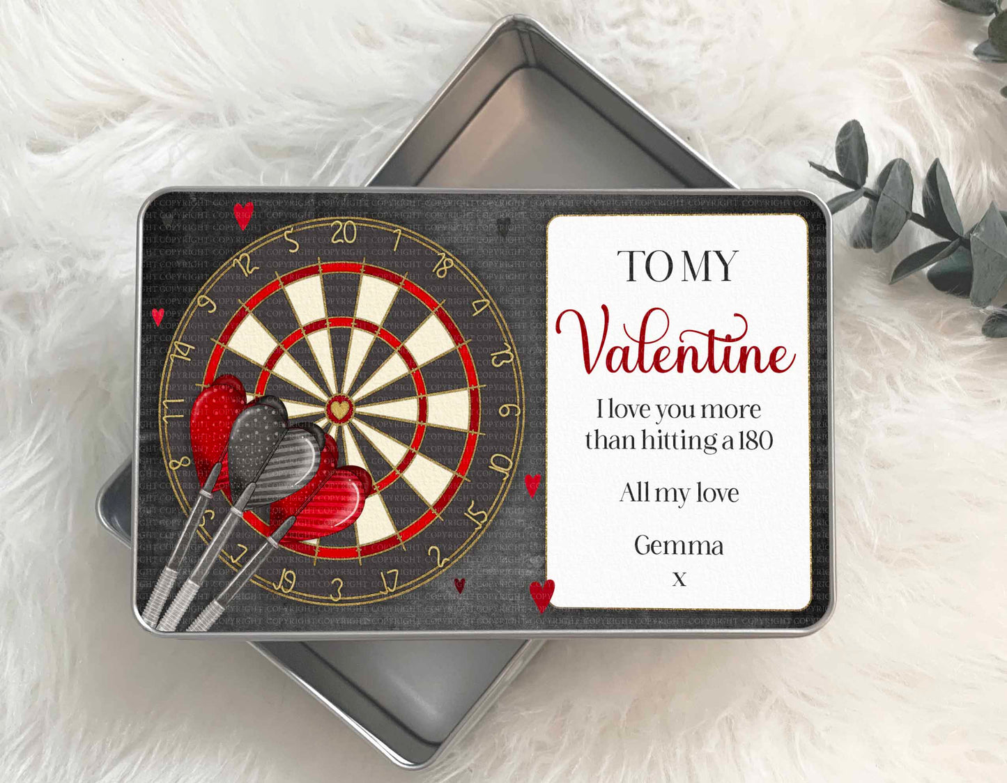 Valentine's Dart Set